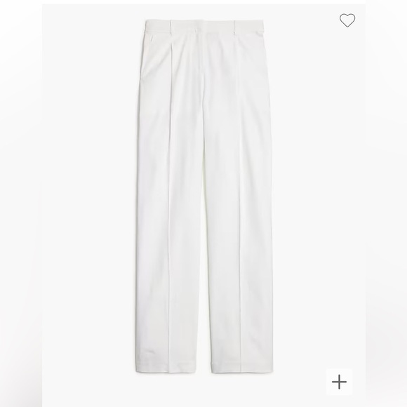 J crew Linen-blend wide-leg pleated trouser pant - Picture 4 of 5